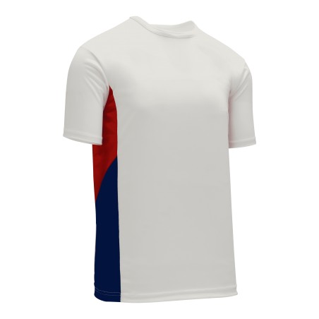 Athletic Knit BA563 Crew Neck Jersey w/ 2-Colour Inserts