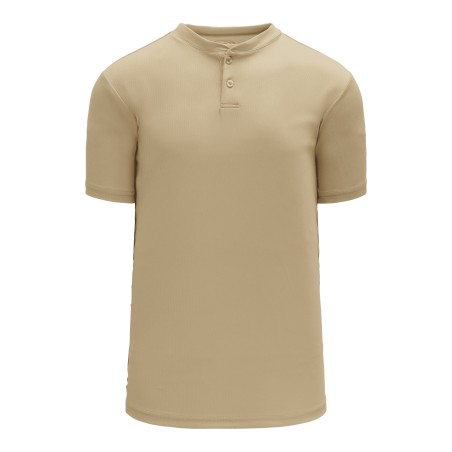 Athletic Knit BA1347 Two-Button Jersey