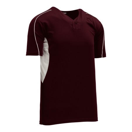 Athletic Knit BA1745 One-Button Jersey