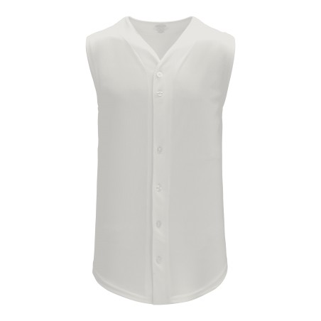 Athletic Knit BA1812 Full Button Sleeveless Jersey