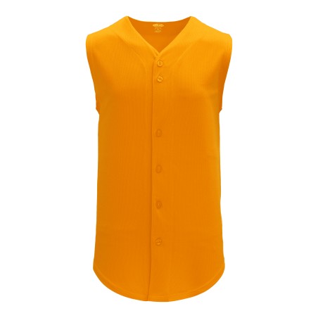 Athletic Knit BA1812 Full Button Sleeveless Jersey
