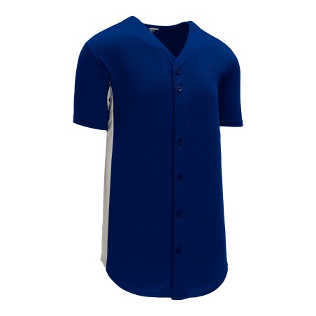 Athletic Knit BA1890 Full Button Jersey