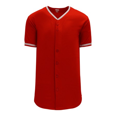 Athletic Knit BA5500 Full Button Jersey