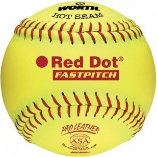 Worth Red Dot Fast Pitch Softballs
