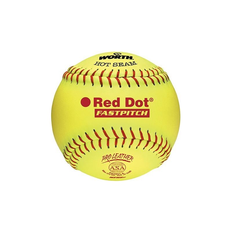 Worth Red Dot Fast Pitch Softballs